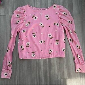 Milly Pink Floral Long Sleeve